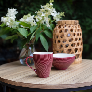Kubek RAYA 400ml RED RAVI